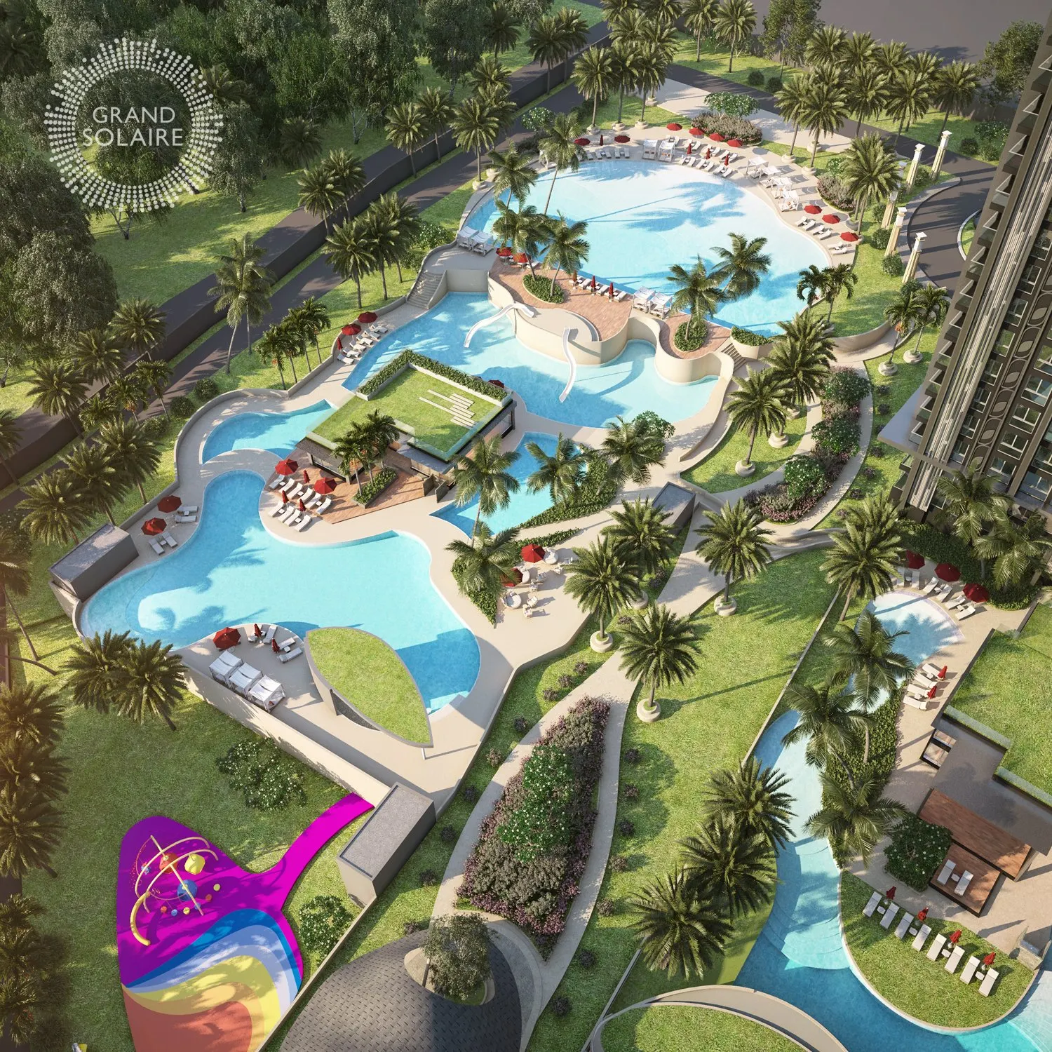Gemeinschaftsanlage, Grand Solaire Pattaya, Pattaya City — Sky Thai Property