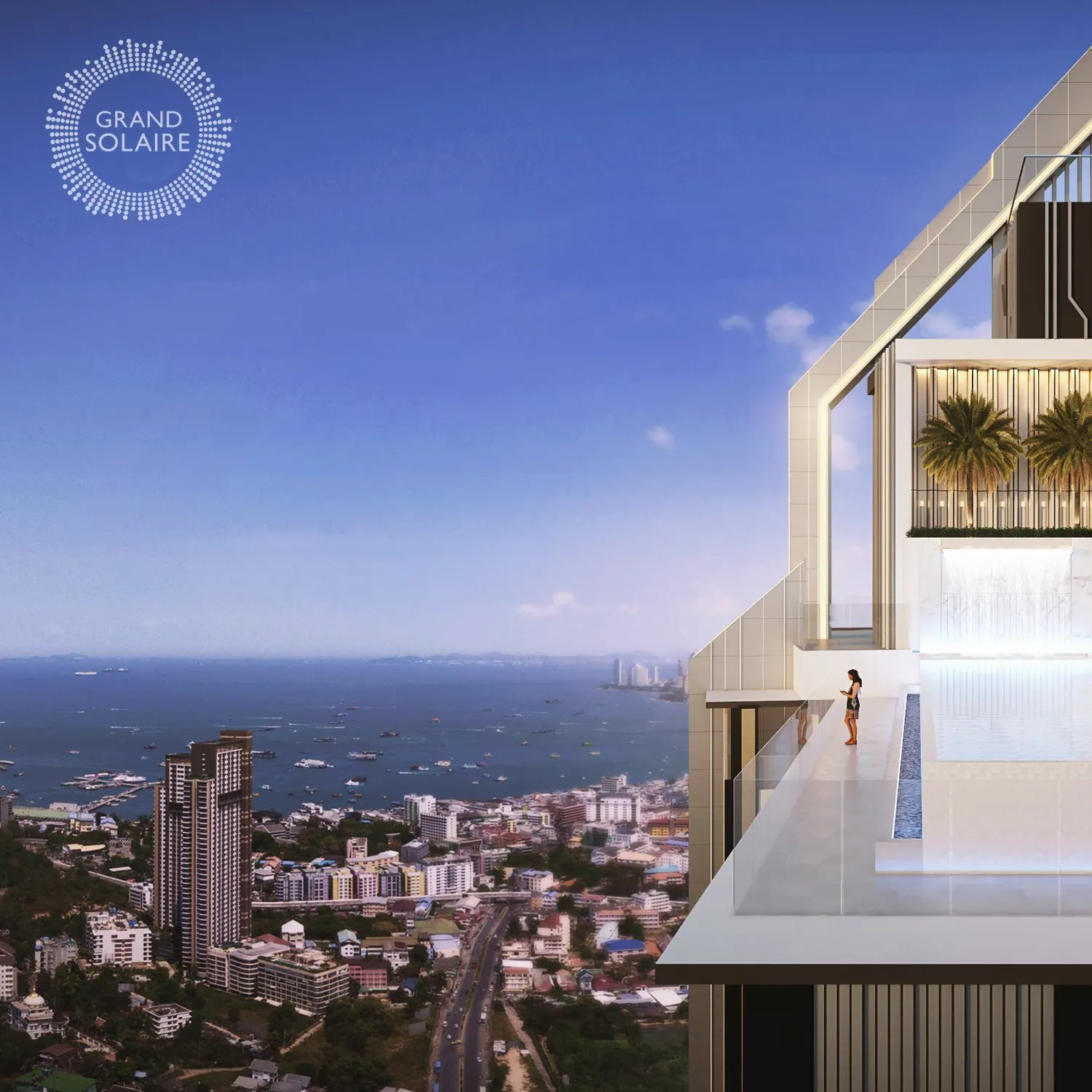 Gemeinschaftsanlage, Grand Solaire Pattaya, Pattaya City — Sky Thai Property