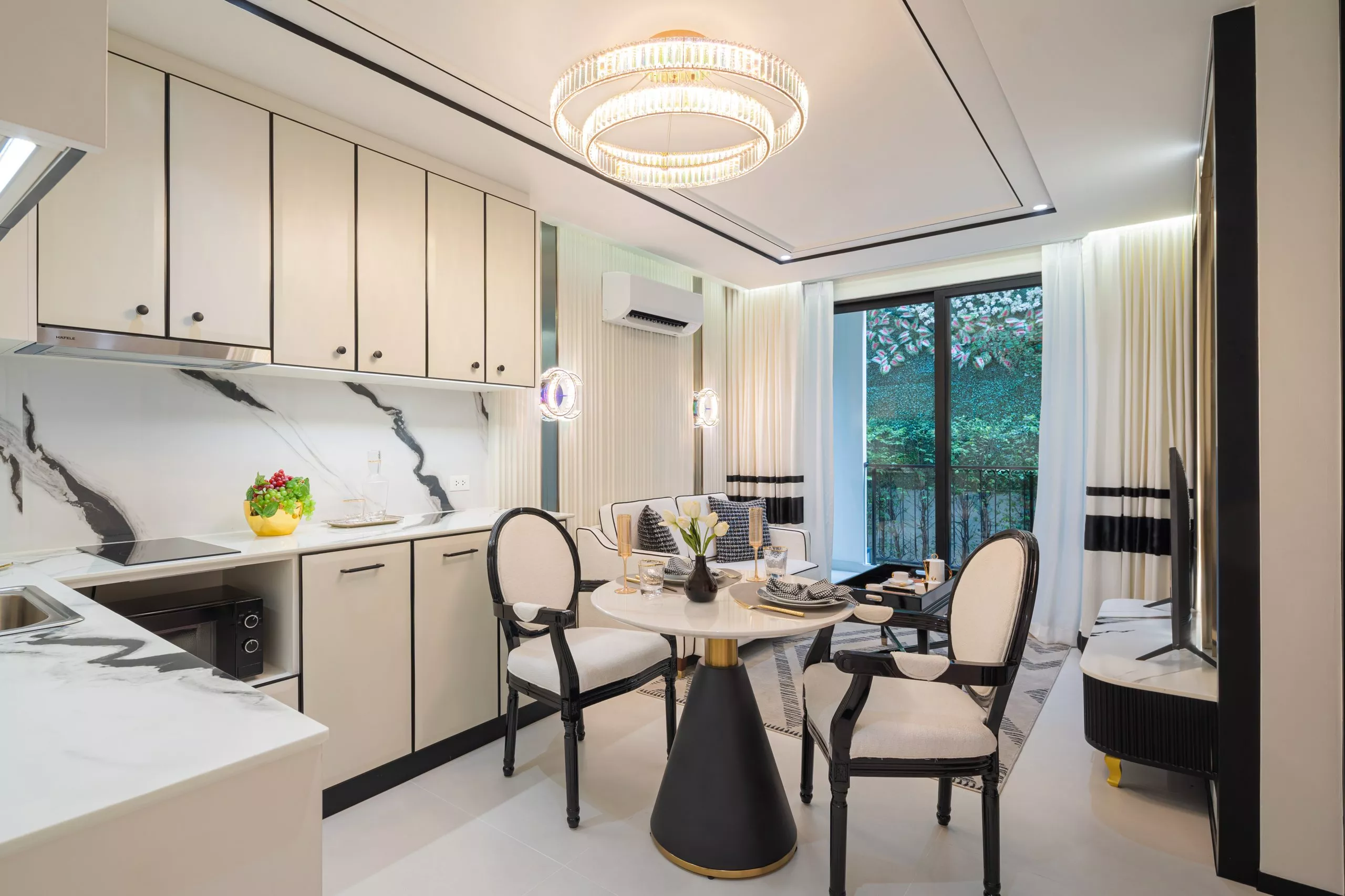 Interieur, 2-slaapkamer, Embassy Life, Jomtien, Pattaya — Sky Thai Property