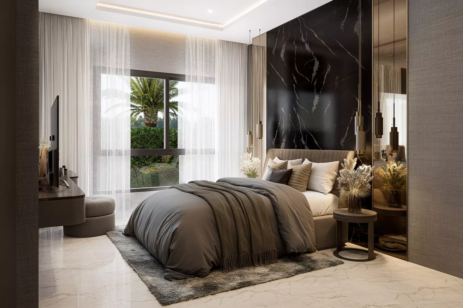 Interieur, 3-slaapkamer, Grand Solaire Noble, Pattaya City — Sky Thai Property