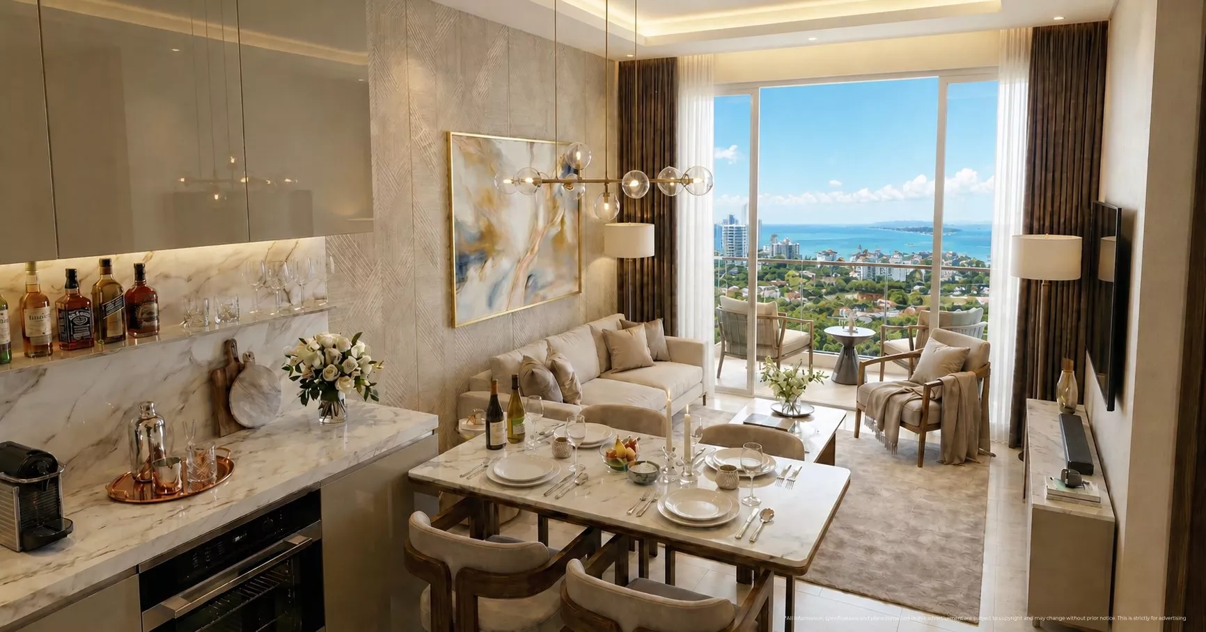 Interieur, Studio, Avenue Boutique, Jomtien Second Road, Pattaya — Sky Thai Property