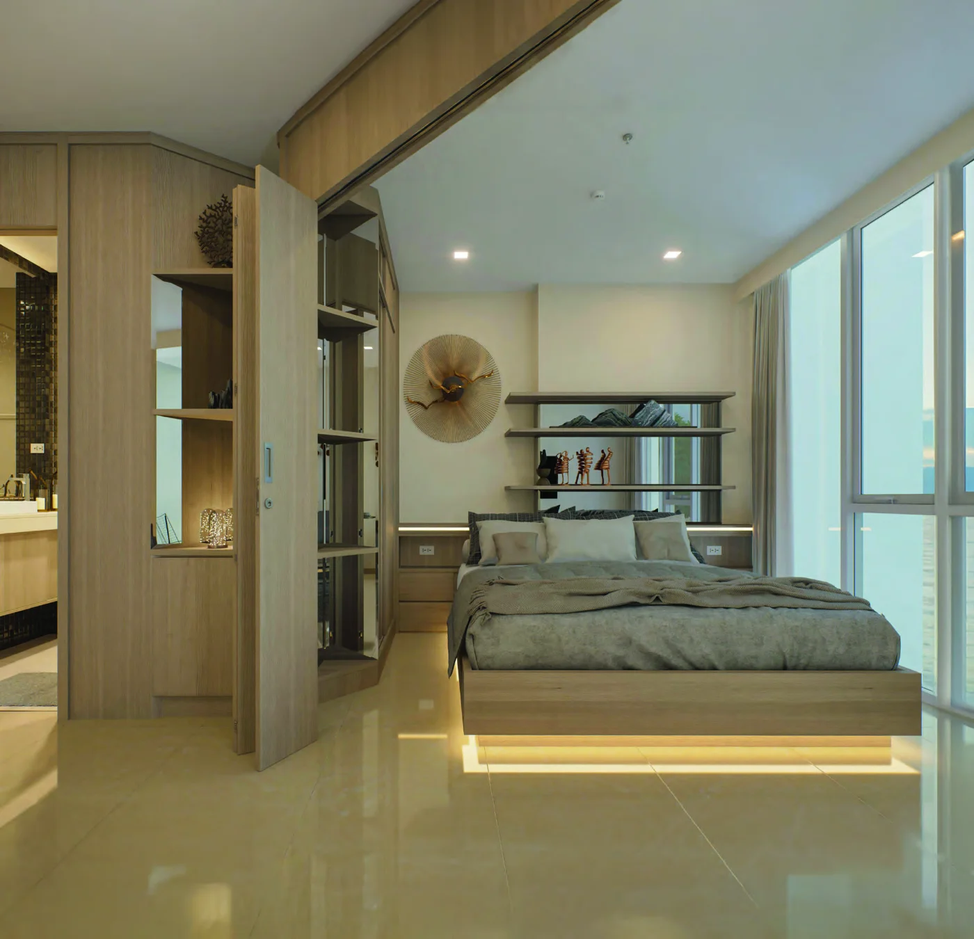 Architekturvisualisierung, Capri Studio, Marina Golden Bay, Wongamat Beach, Pattaya — Sky Thai Property