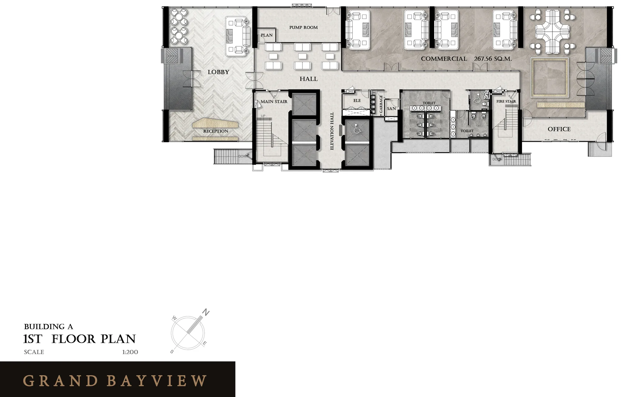 Grundriss, Grand Bay View, Pattaya City