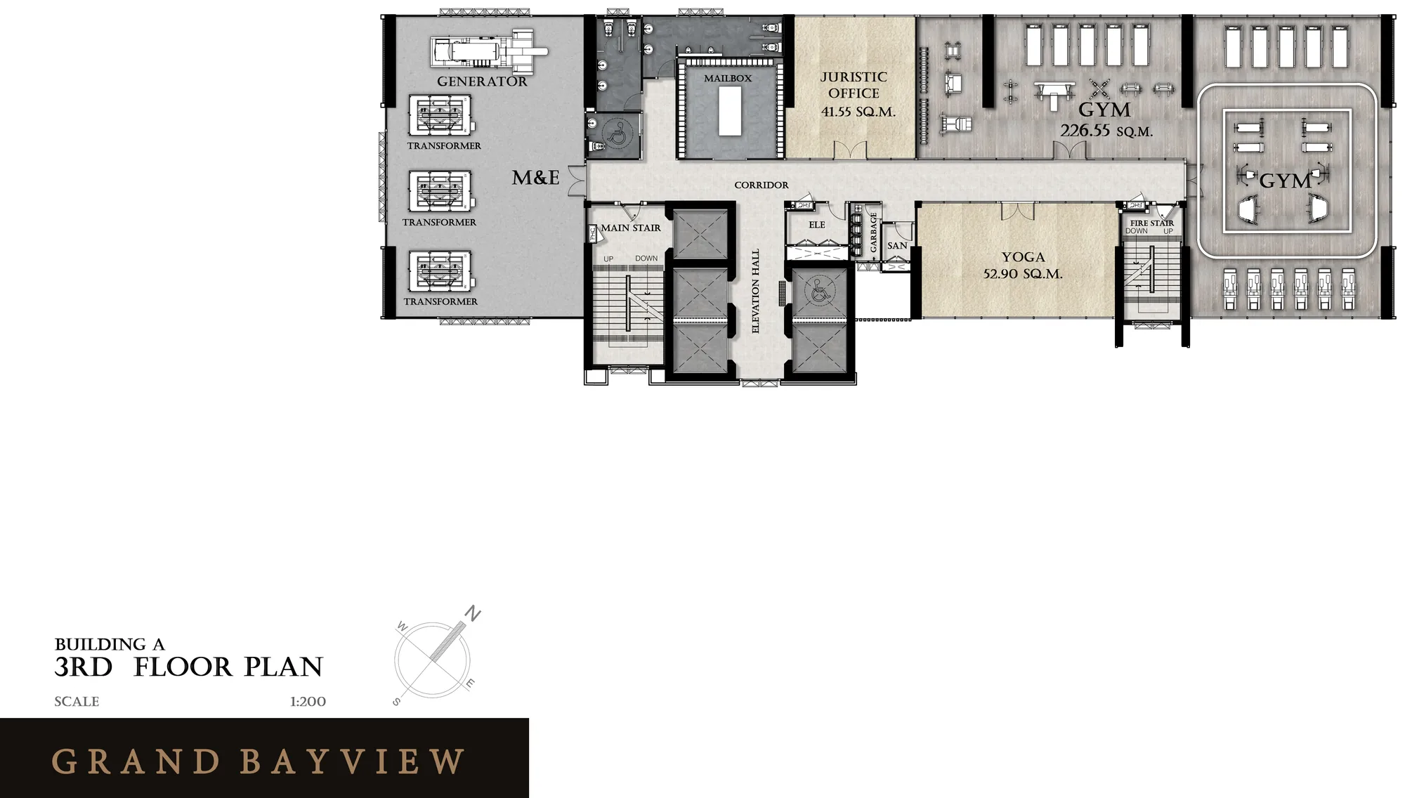 Grundriss, Grand Bay View, Pattaya City