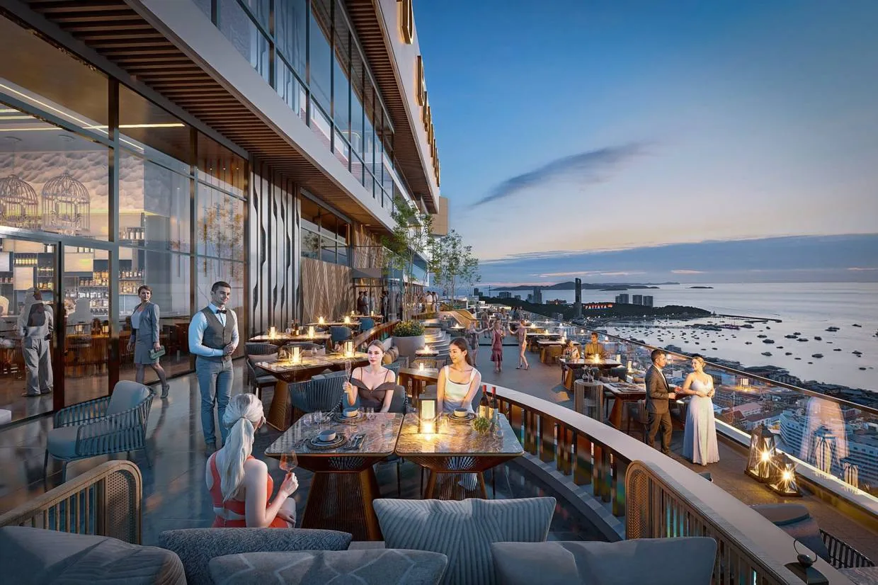 Gemeinschaftsanlage, Grand Bay View, Pattaya City — Sky Thai Property