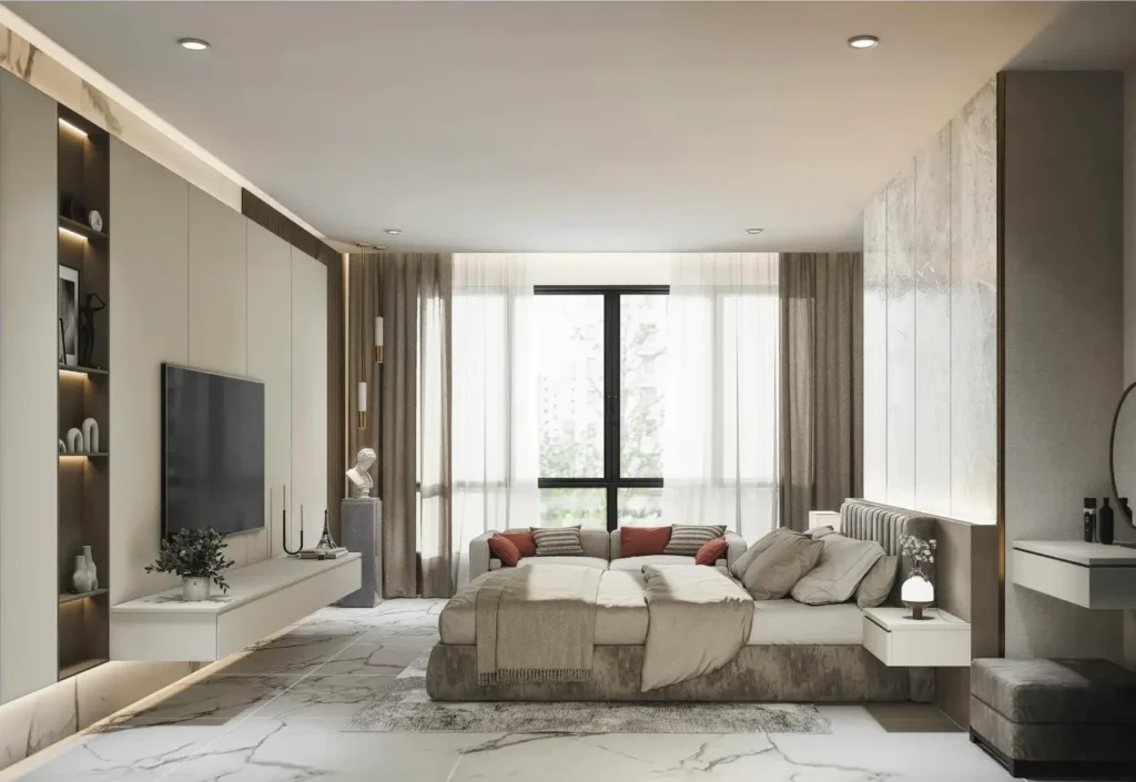 Interieur, 2-slaapkamer, Avenue Boutique, Jomtien Second Road, Pattaya — Sky Thai Property